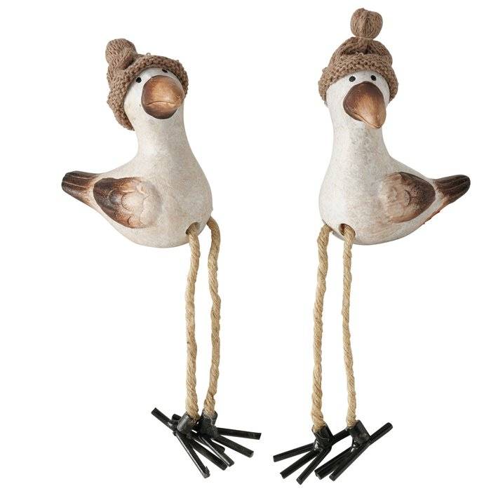 Figur - Fugle - Sæt Med 2 Stk. - Boltze