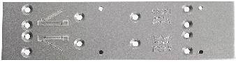Monteringsplatta 7380 Silver - Dorma