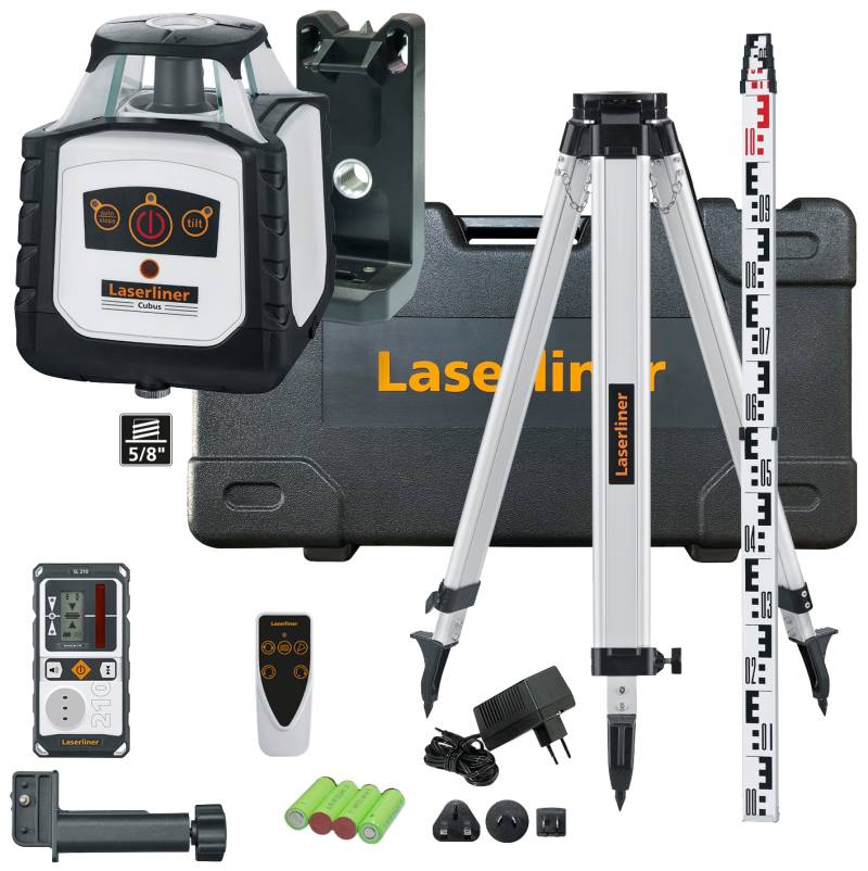 Laserliner Cubus 210 Set Rotationslaser M/Tilbehør