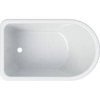 Geberit Bambini Badekar, 765x470x285mm, Asymmetrisk, Til Brn/Bordplade