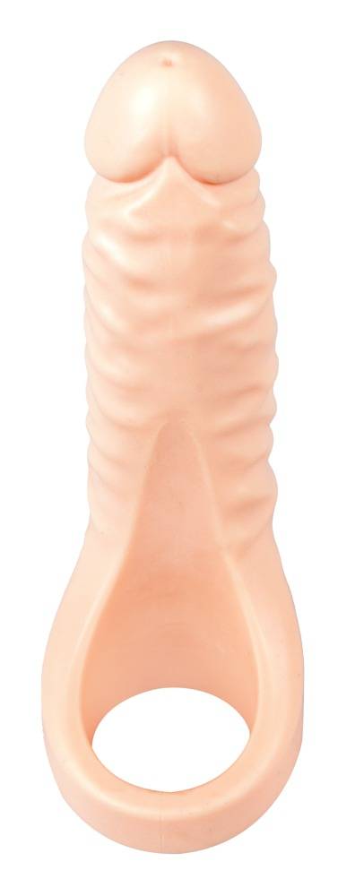 Penis-Testikelring Double Fucker Med Fleksibel Naturdildo - Realistixxx