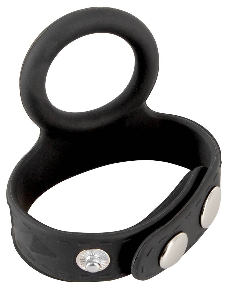 Silikon Penis Testikel Bælte - Accessoire Bizarre