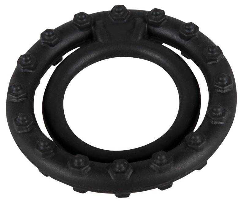 Steely Cockring" Penisring Med Testikelring, Silikone - You2toys