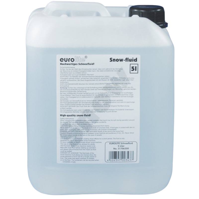 Eurolite Væske Til Snemaskiner, 5 Liter