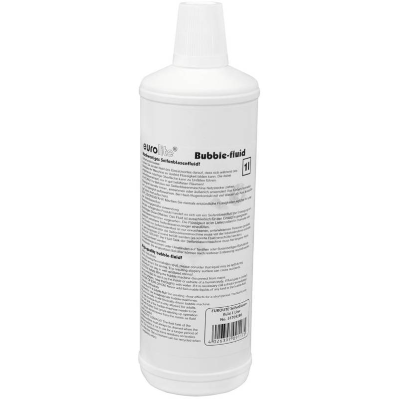 Eurolite Væske Til Boblemaskiner, 1 Liter