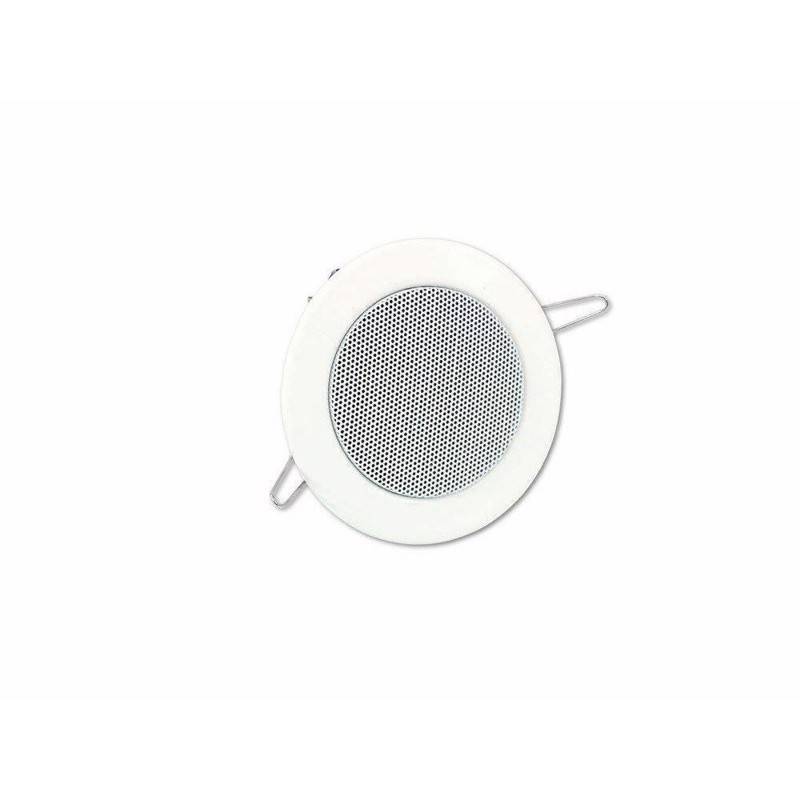 Indbygningshøjttaler 2,5". 100 Volt. 6 Watt. ø10 Cm. Hvid - Omnitronic