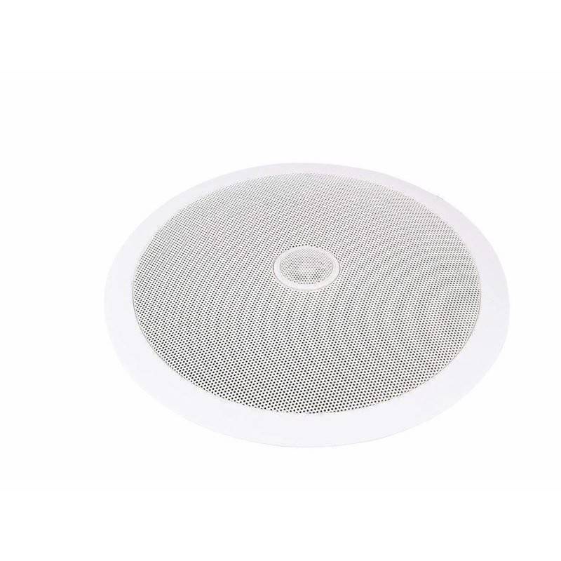 2-Vejs Indbygningshøjttaler 8". 100 Volt. 40 Watt. ø27 Cm. Hvid - Omnitronic