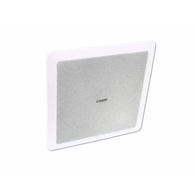 2-Vejs Indbygningshøjttaler 6". 100 Volt. 40 Watt. 22 X 22 Cm. Hvid - Omnitronic