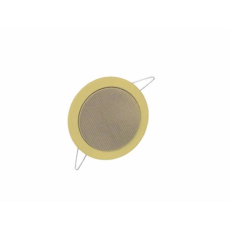 Indbygningshøjttaler 4". 100 Volt. 6 Watt. ø13,5 Cm. Guld - Omnitronic