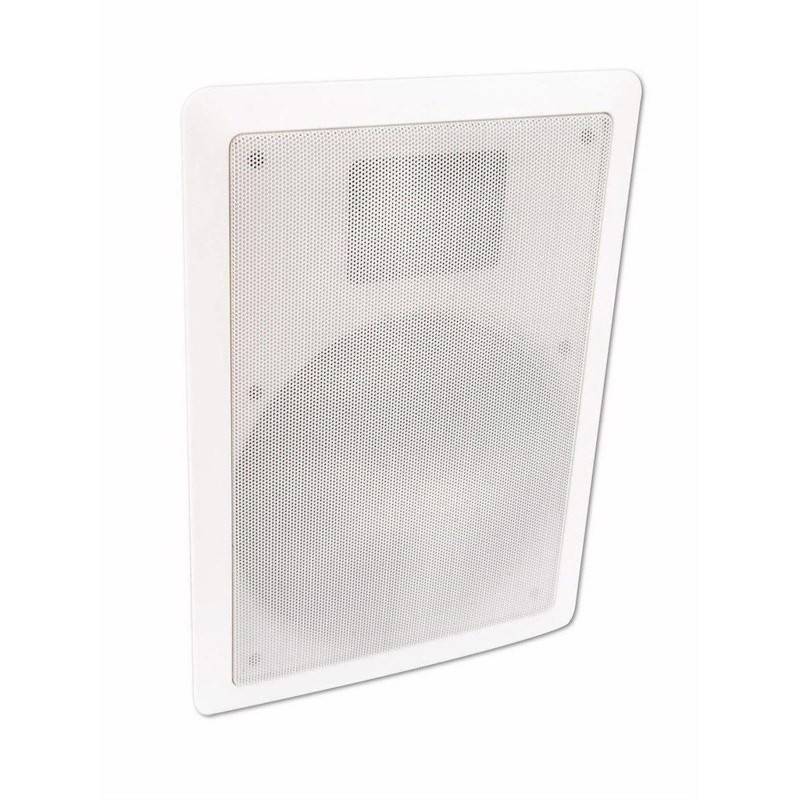 2-Vejs Indbygningshøjttaler 8". 100 Volt. 10 Watt. 32,5 X 22,5 Cm. Hvid - Omnitronic
