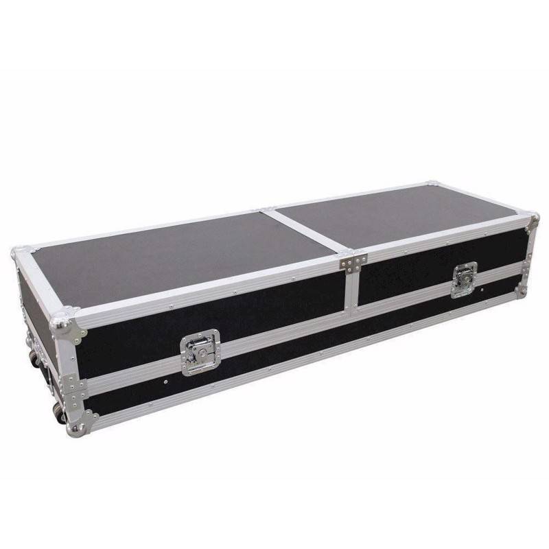 Flightcase Pult Til 2 X Pladespiller, Mixer & Laptop - Roadinger