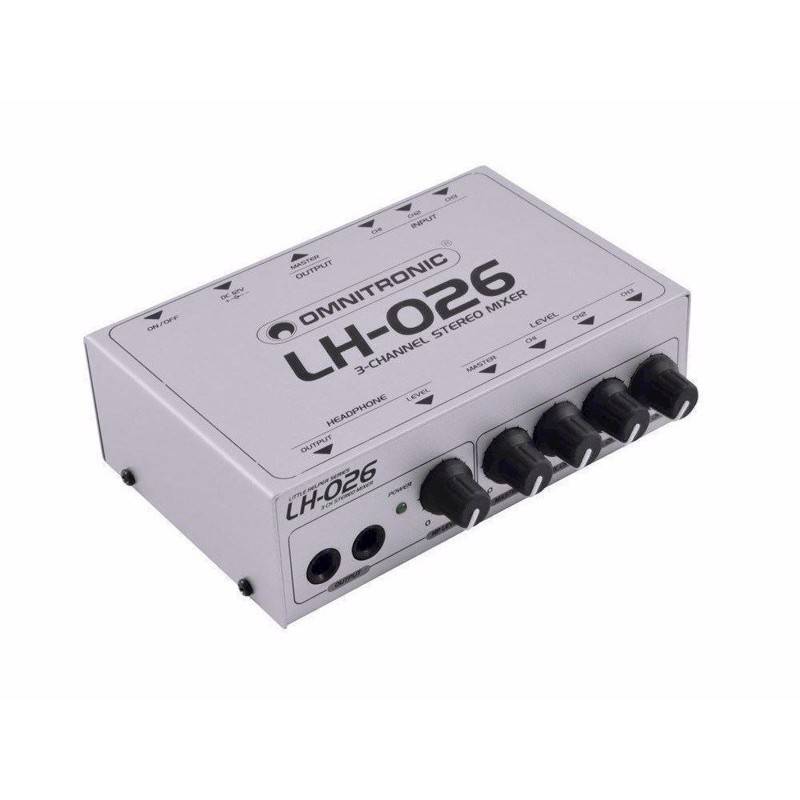 Omnitronic Lh-026 3-Channel Stereo Mixer