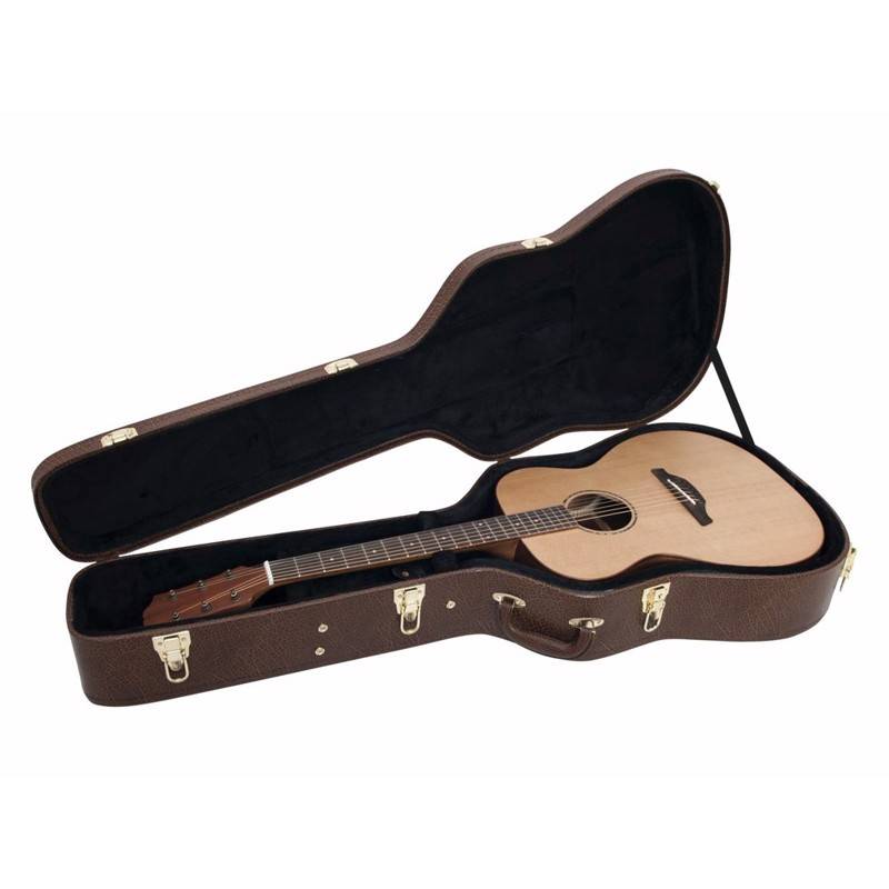 Vinyl Betrukket Hardcase / Kuffert Til Dreadnought Western-Guitar - Brun - Dimavery