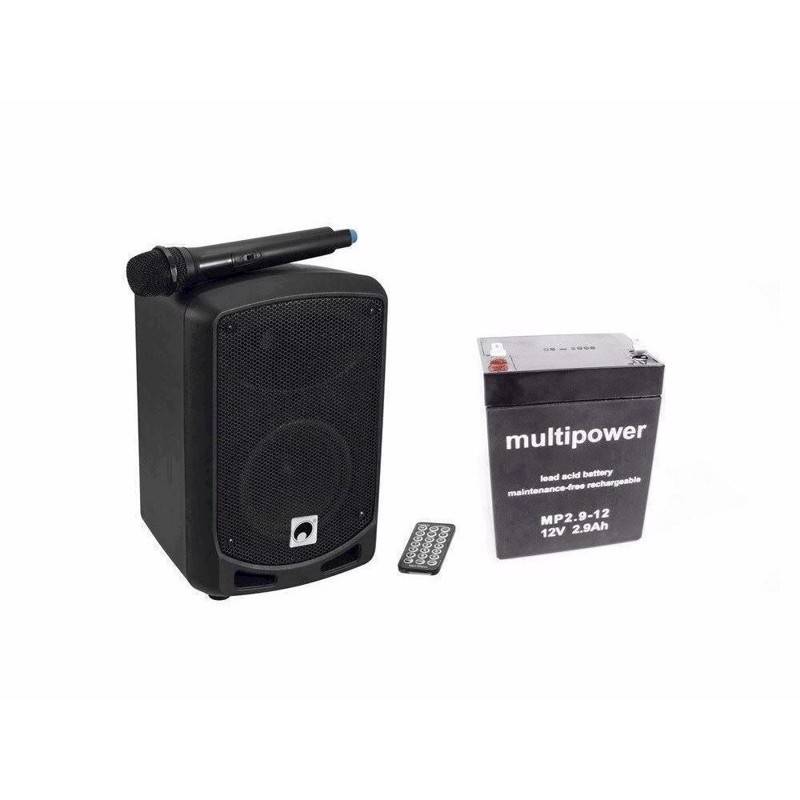 Omnitronic Set Wams-065bt Bluetooth And 40 W Rms + Battery