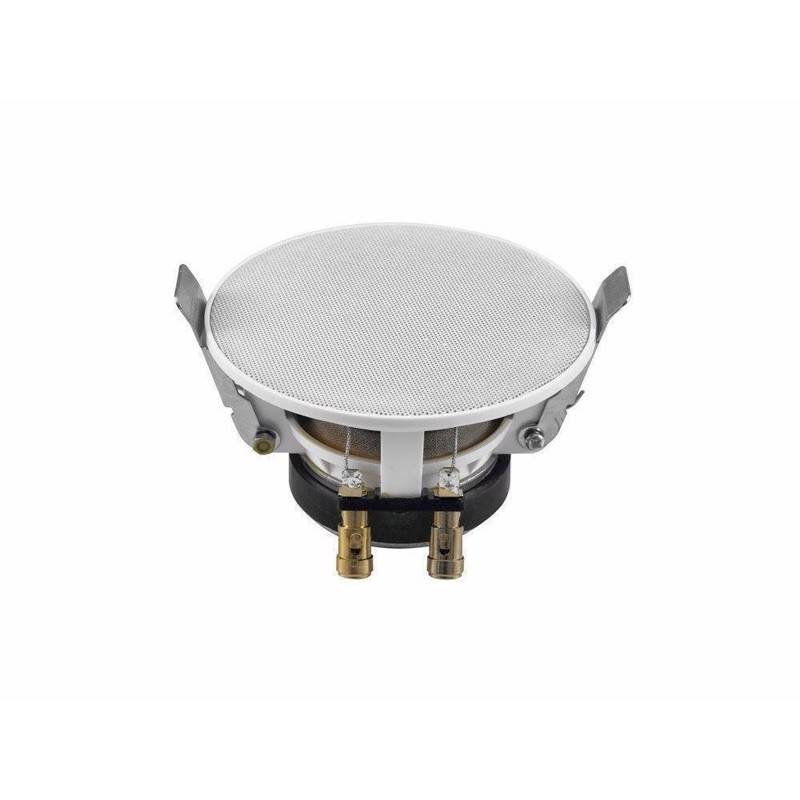 Indbygningshøjttaler 4". 8 Ohm. 15 Watt. ø10 Cm. Hvid. 2 Stk. - Omnitronic