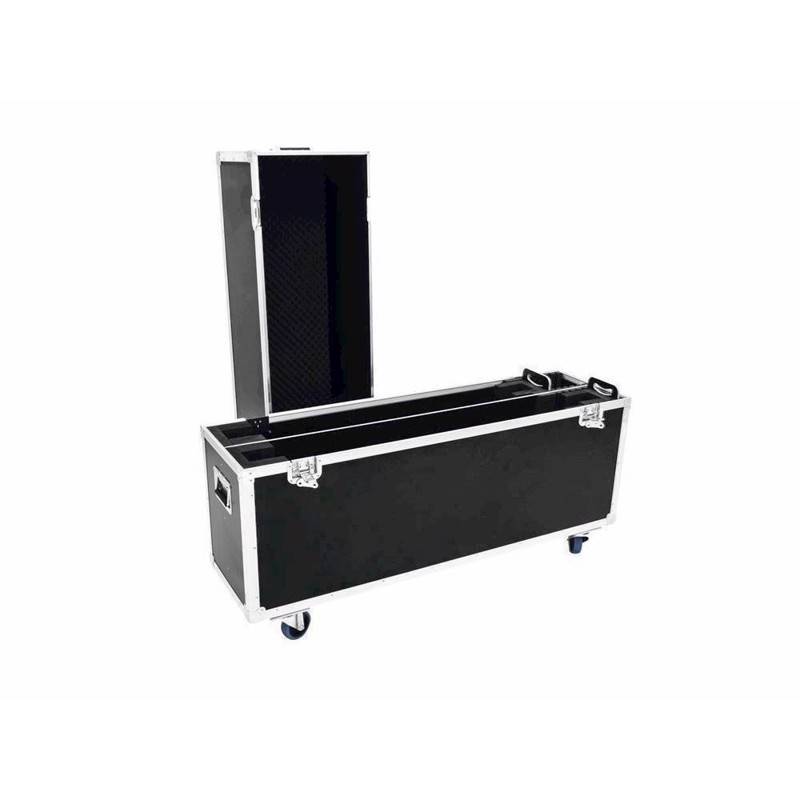 Flightcase Til 2 X Lcd Skærm. Justerbar Til Max. 55" - Roadinger