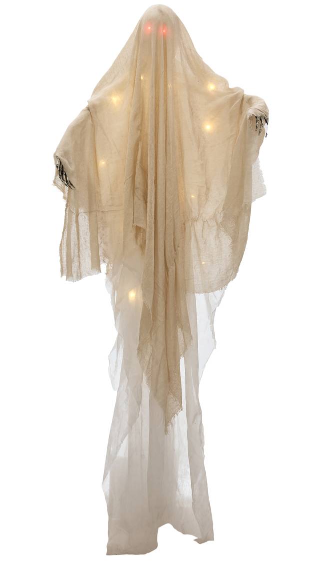 Halloween Full-Size Spøgelse Figur Med Lys - 180 Cm - Europalms