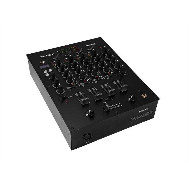 Omnitronic Pm-422p. 4-Kanals Dj Mixer Med Bluetooth & Mp3