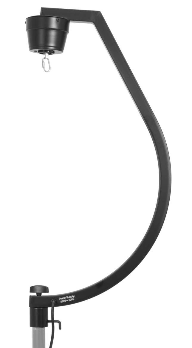 Spejlkugle Beslag Til Stativ. Med Motor. Max. 50 Cm. Sort - Eurolite