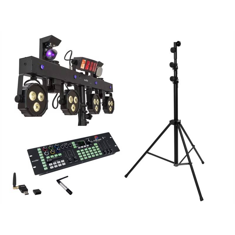 Eurolite Sæt: Led Kls Scan Next Fx Compact Light Sæt: + Controller + Steel Stand