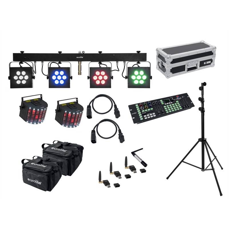 Eurolite Sæt: Led Kls-3002 + Laser Derby Mobile Bundle