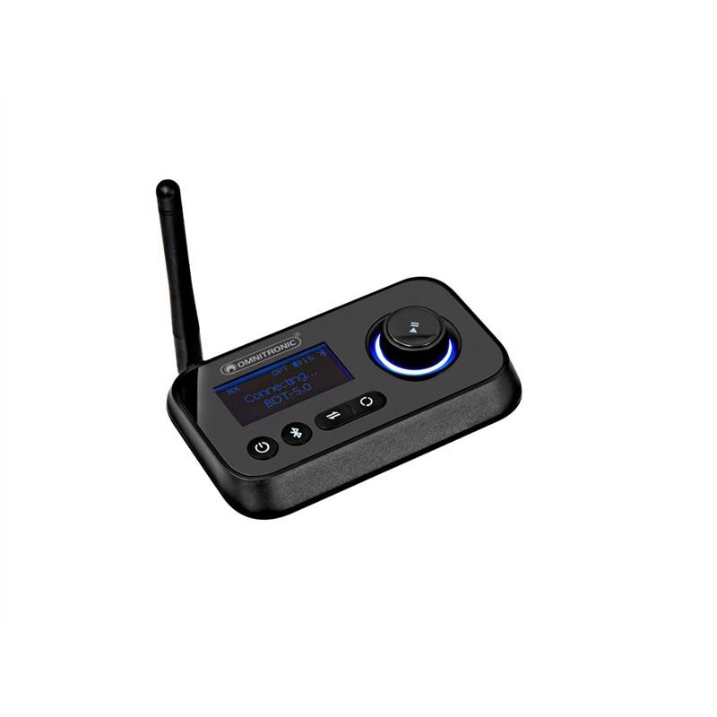 Omnitronic Bdt-5.0 Bluetooth 5.0-Transceiver Er En Avanceret 3-I-1