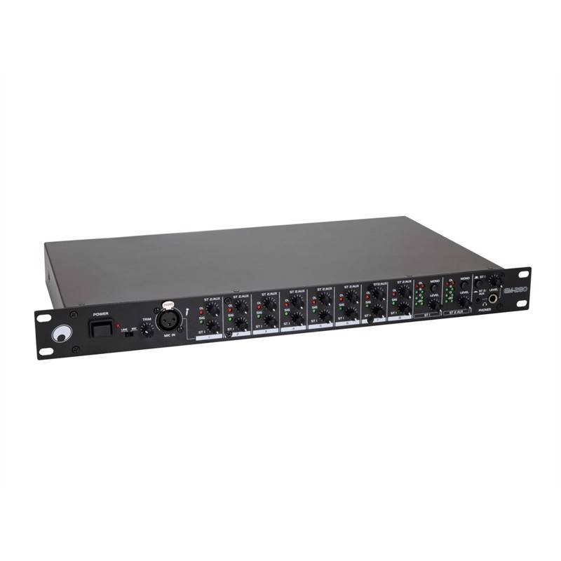 Omnitronic Em-280 Entertainment Mixer 2 Zone Outputs