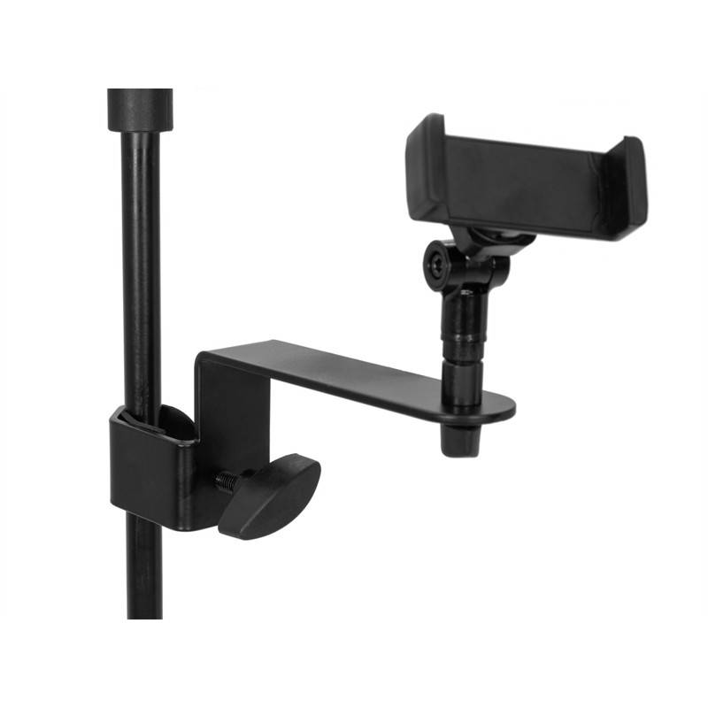 Omnitronic Ih-3 Universal Smartphone- Og Tablet-Holder For Mikrofonstativ