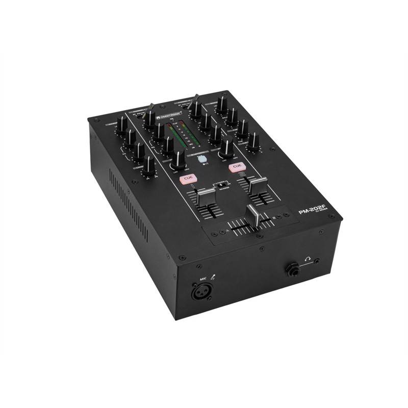 Omnitronic Pm-202f 2-Kanals Dj Mixer Med Filter Og Bluetooth