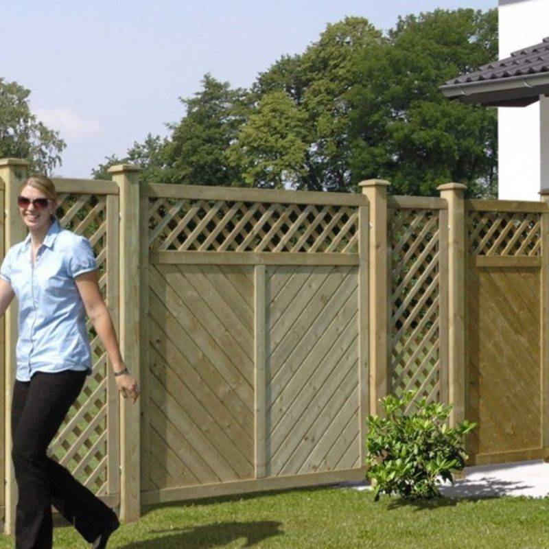 Lugano Hegn Med Espalier 180x180cm (bxh) - Fence-Line