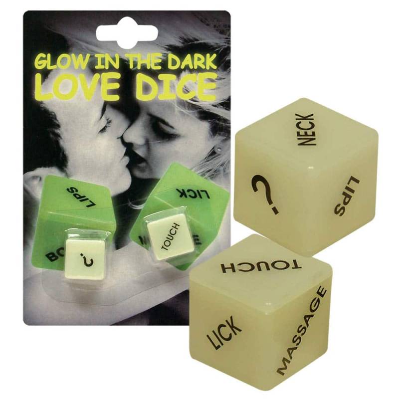 Erotiske "glow-In-The-Dark" Sex Terninger - Orion