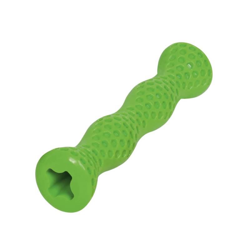 Hundelegetøj, Rubber Line Stick Wave - Green - 25,5 Cm - Nobby