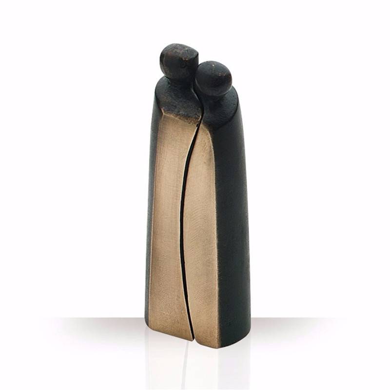 Bronzefigur Enhed 13 Cm. Figur Kærlighed 1499,- Kr. Bryllupsgave Romantisk. Gave Til Par.