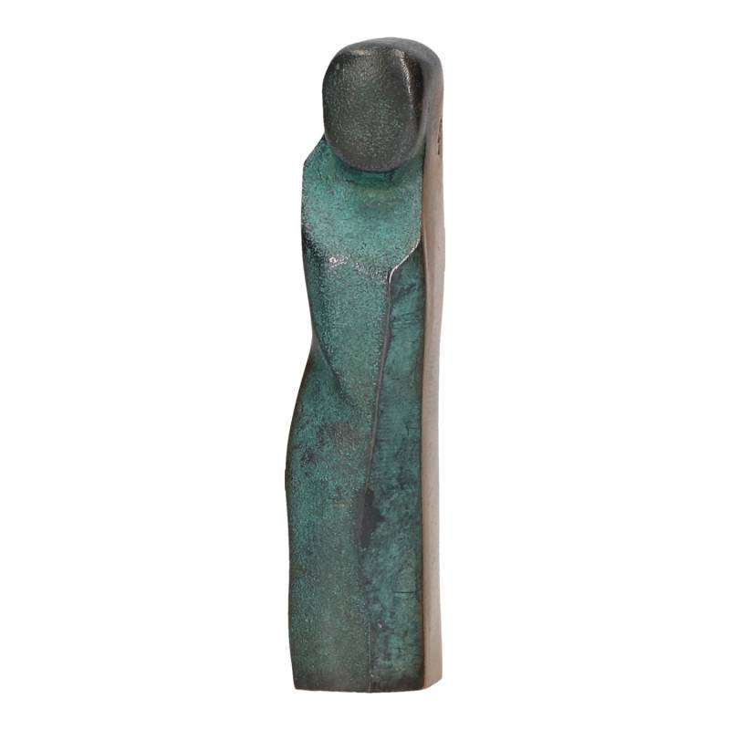 Bronzefigurer Sammensæt Selv Familiens Størrelse. Familie På 6 Eller Flere, Højde 7,5 Til 14,5 Cm - Figur Barn 7,5 Cm