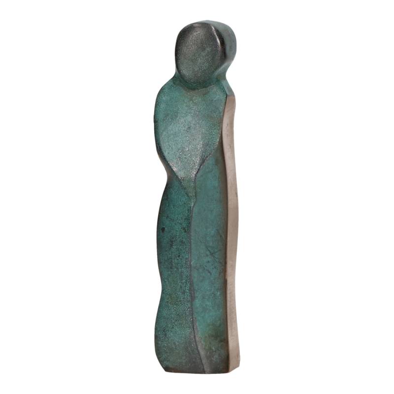 Bronzefigurer Sammensæt Selv Familiens Størrelse. Familie På 6 Eller Flere, Højde 7,5 Til 14,5 Cm - Figur Barn 8,5 Cm