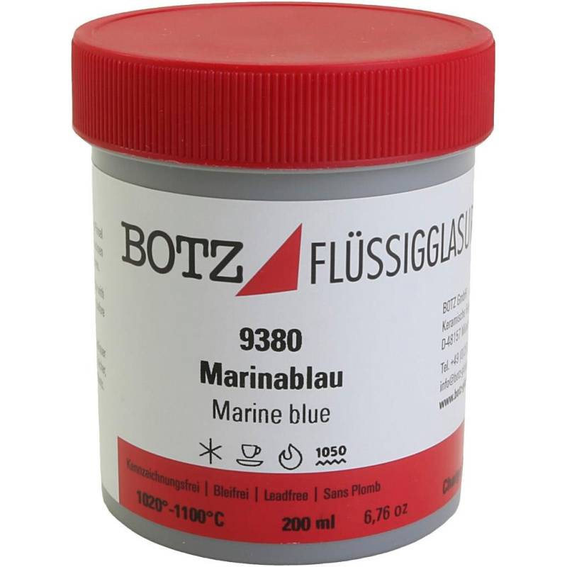 Glasur Til Ler, Blå, 200 Ml/ 1 Ds.