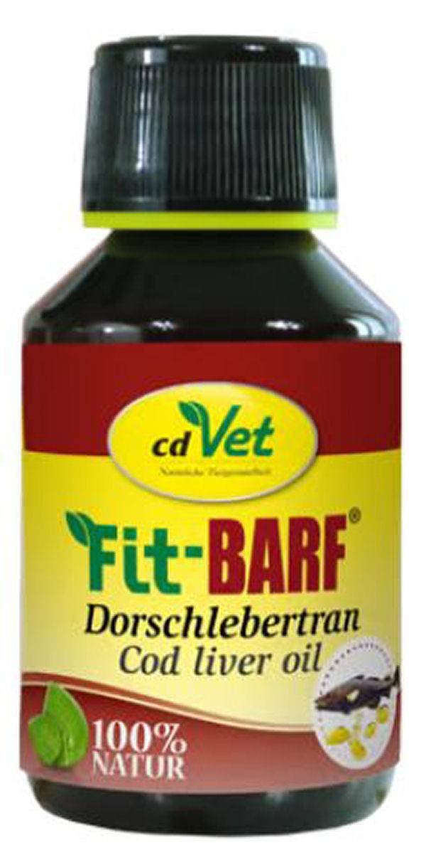 Cdvet Fit-Barf Dorschlebertran Cod Liver Oil 100% Natur 100ml