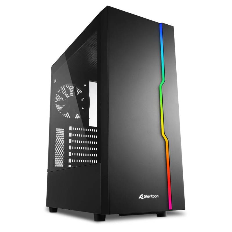 Sharkoon Rgb Slider, Tower Case (black) Kabinet - Geekd.dk