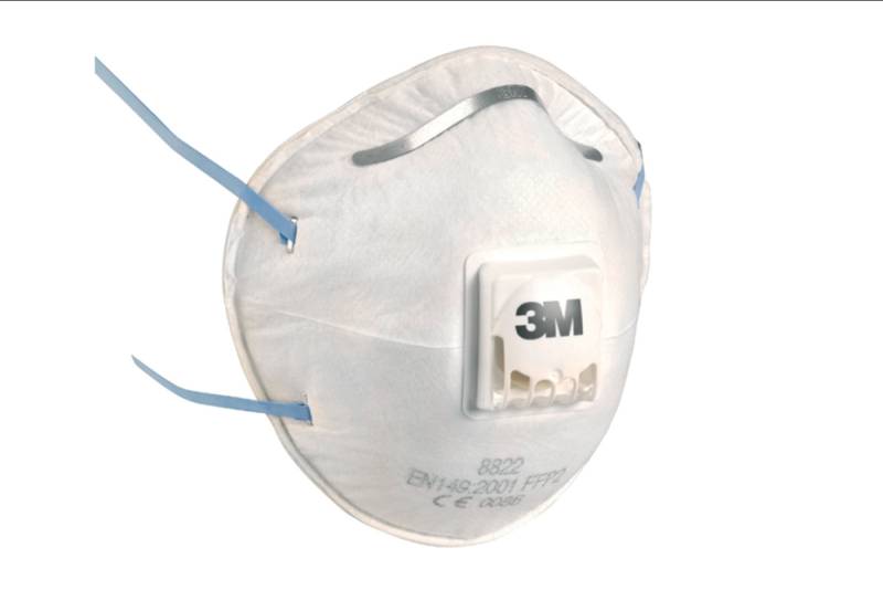 Filtrerande Halvmask 3m 8822 Ffp2v (10 Stk)