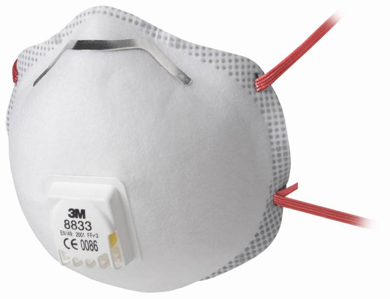 Filtrerande Halvmask 3m 8833 Ffp3v