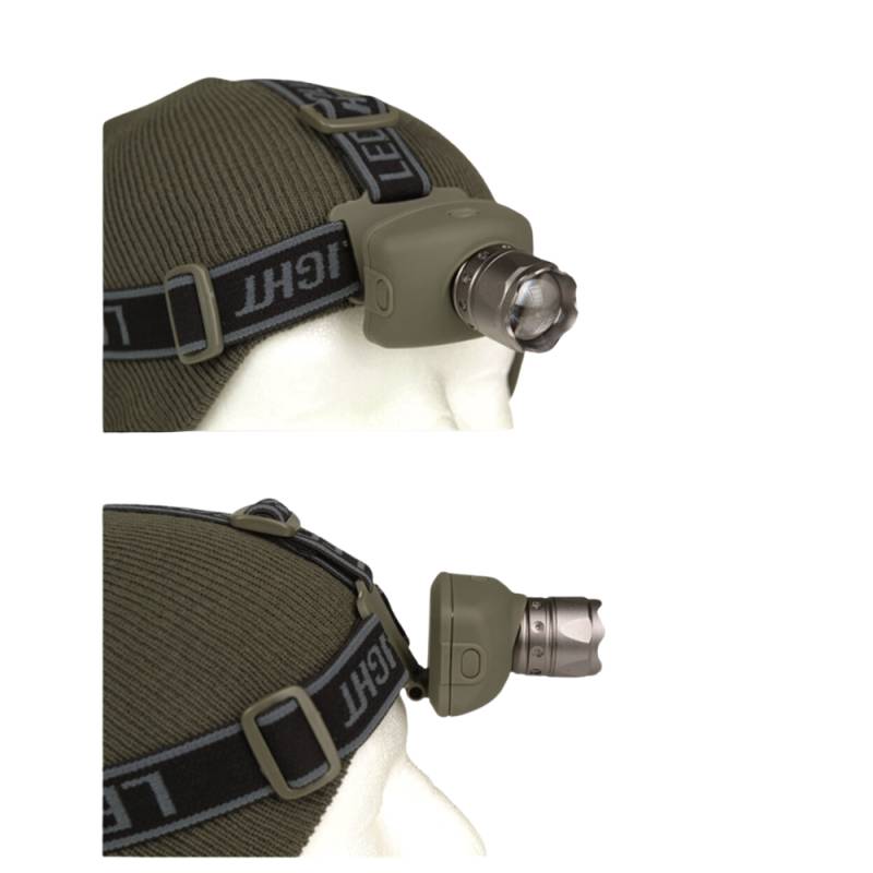 Billig Pandelampe Med Zoom - Led Cree - Mil-Tec