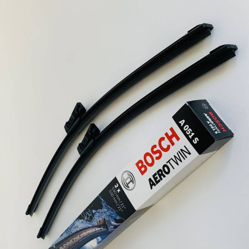 A051s Bosch Aerotwin Vinduesvisker / Viskerblade Sæt På 53+53cm Passer Til Skoda Fabia + Roomster årg. 2006 Og Frem