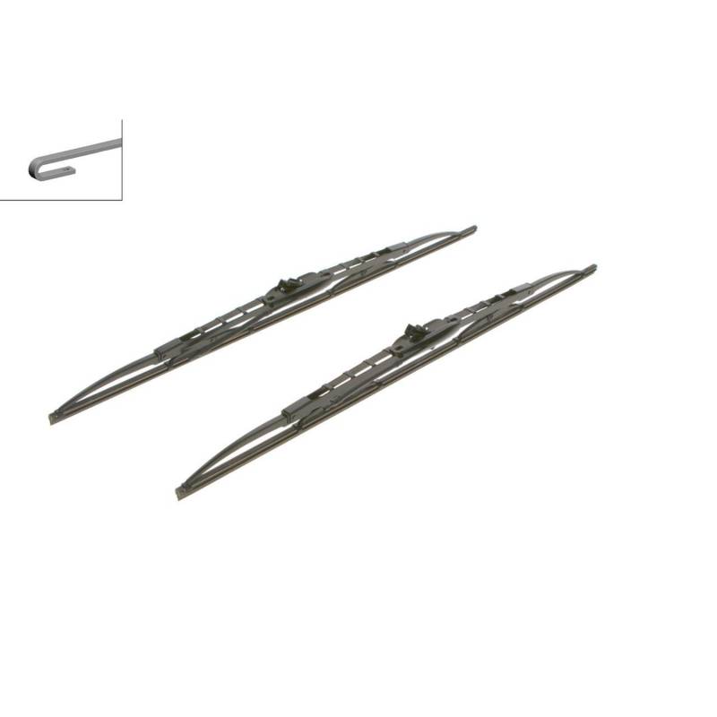 405 Bosch Twin Viskerblade / Vinduesvisker Sæt 550+550mm