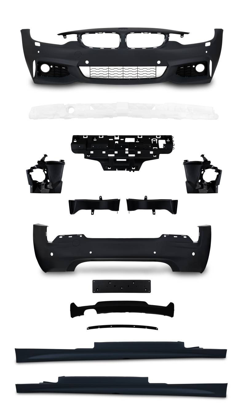 Jom Body Kit Sports Design Til Bmw 4 Serie F32 Med Pdc Huller Og Hcs, årgang 10.2013-
