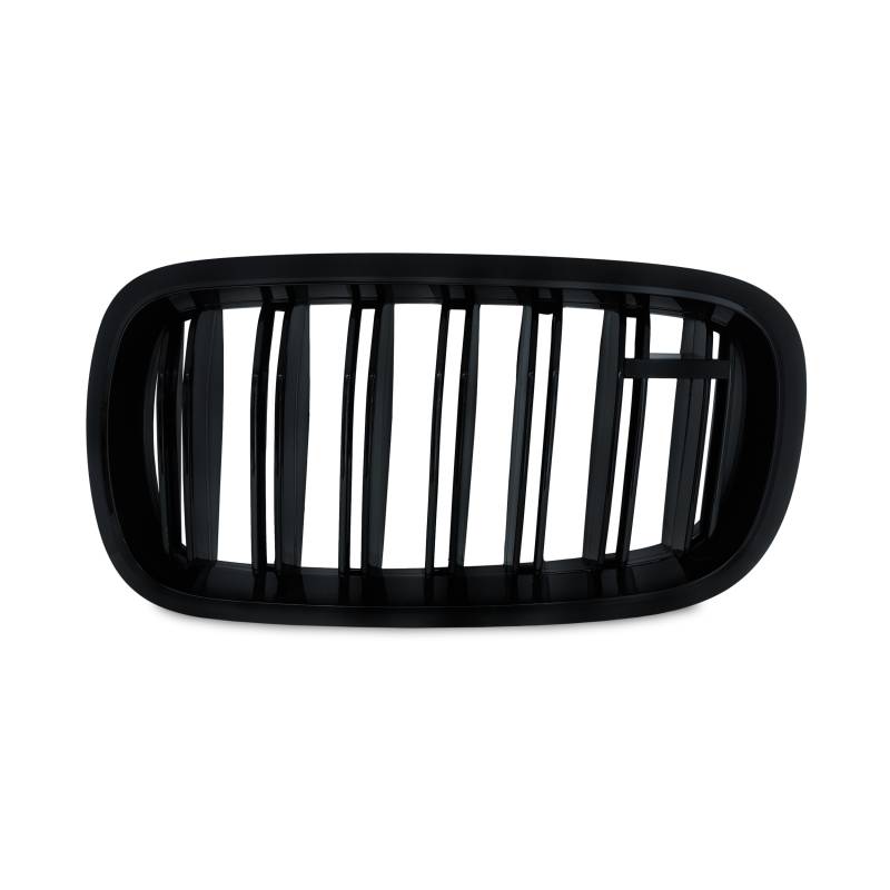 Jom Frontgrill Med Dobbelt Ribbe I Blank Sort Til Bmw X6 F16 årgang 2014-