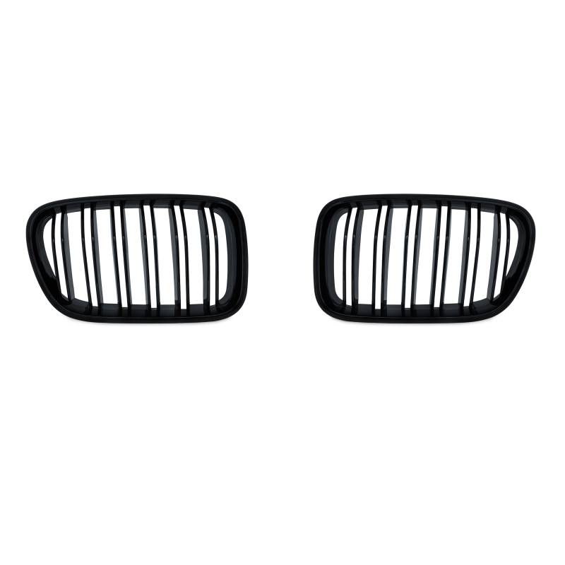 Jom Frontgrill Med Dobbelt Ribbe I Blank Sort Til Bmw X3 F25 årgang 2010-2014