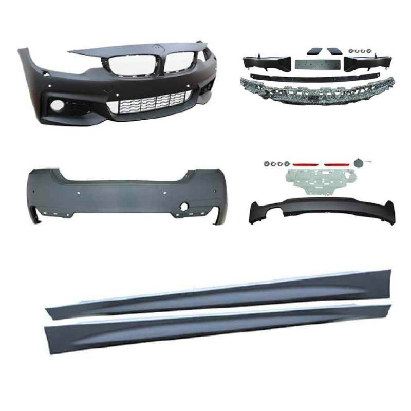 Jom Body Kit Sports Design Til Bmw 4 Serie F36 Grand Coupé Med Pdc Huller Og Hcs, årgang 2014-