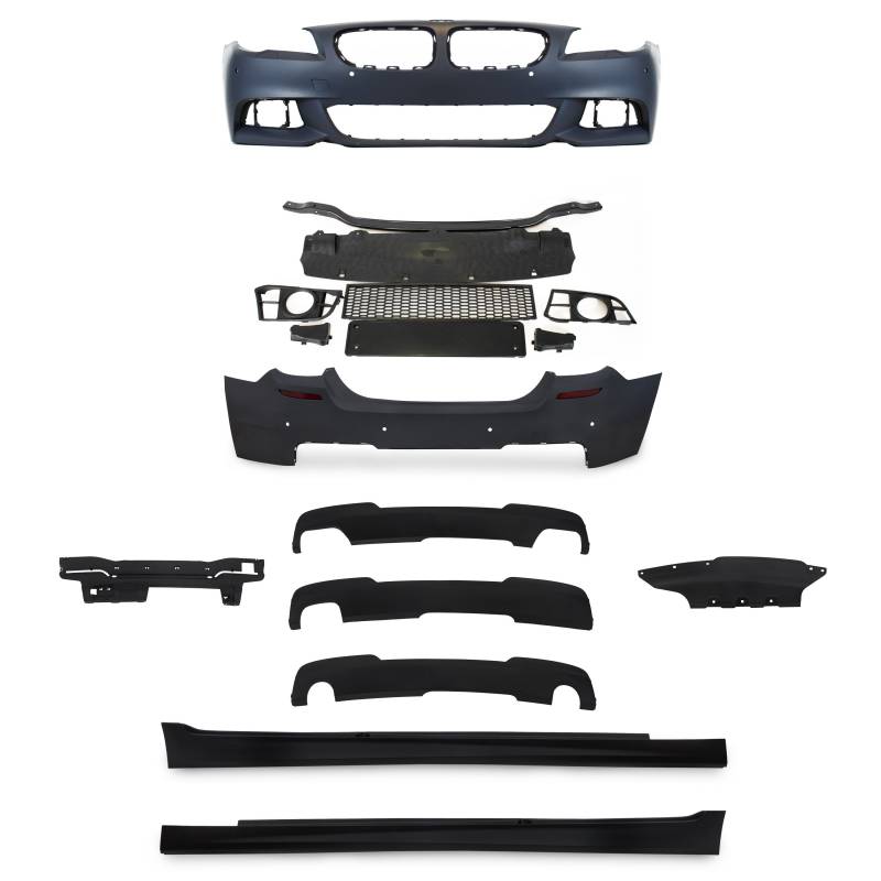 Jom Body Kit Inkl. Sideskørter Og Pdc-Huller Til Bmw 5 Serie F10 Lci, 20132017