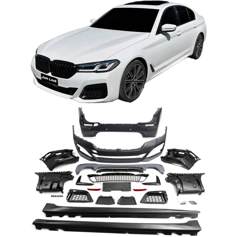 Jom Body Kit I Sport-Design Med Pdc-Huller Til Bmw 5 Serie G30 Lci, årgang 2020-, Sportspakke