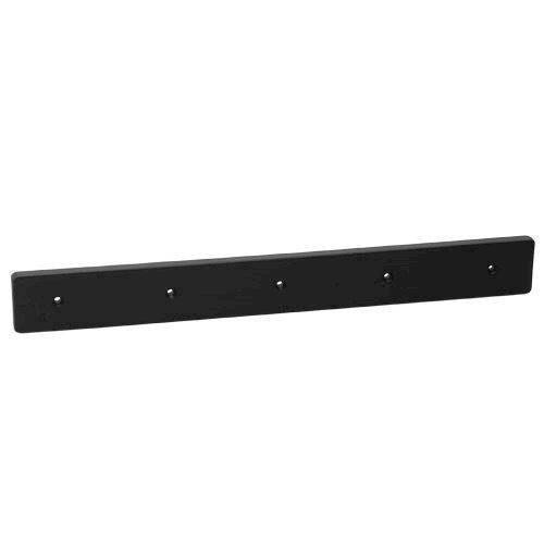 Adam Hall Plastic Runner Made Of Black Plastic - 49500 - Adam Hall Hardware